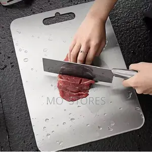Double Sided Stainless Steel Chopping Board