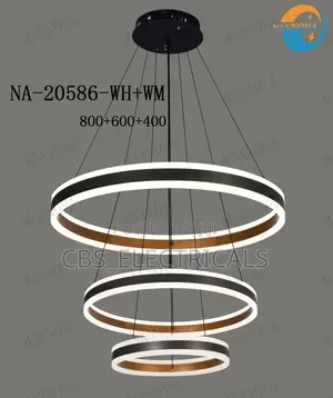 Triple-Ring Led Chandelier (Model Na-20586)