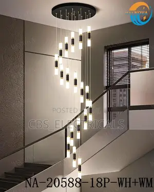 18-Piece Cascading Led Chandelier