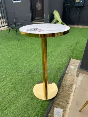 Gold Bar/Cocktail Table (High Top)
