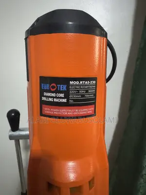Eurotek Diamond Core Drilling Machine + 4 Diamond Core Bits