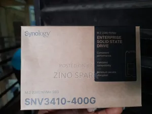 Synology SSD M.2 2280 Nvme Enterprise Solid State Drive Snv3410-400gb