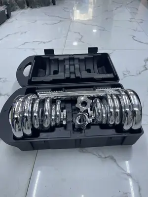 20kg Chrome Dumbell Set HDX
