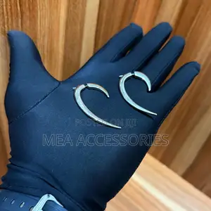Unisex Silver Earrings