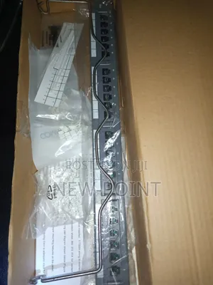 24-Port Cat6 Unloaded Patch Panel – 1u Rack Mount Network Patch Panel