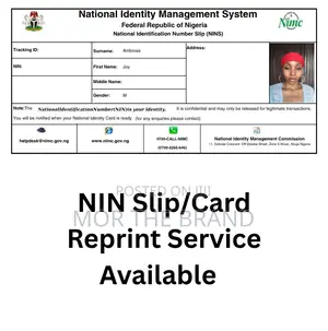 Nin Slip/Card Reprint, Retrieval Services