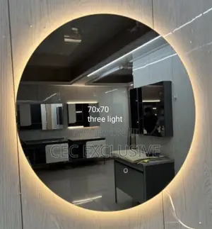 Circle Shape Human Sensor Mirror