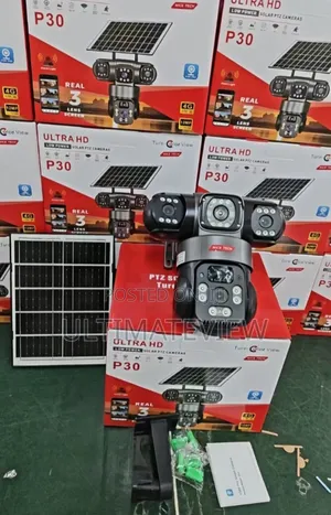 Triple Lens Solar Camera PTZ 4g