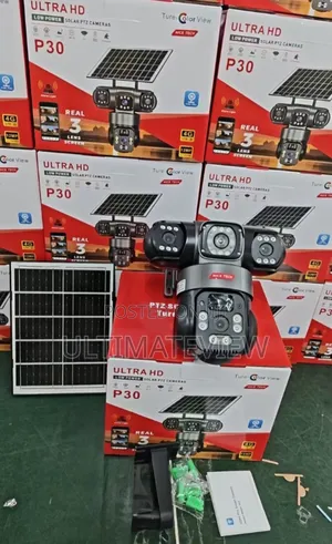 P30 Triple Lens Solar Camera 4gsimcard