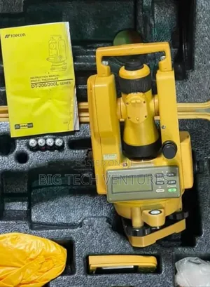 Topcon Dt-200 Series Digital Theodolite Used for Surveying.