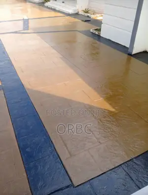 Black Well Stamp Concrete