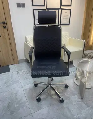 High-Back Executive Office Chair (Black)