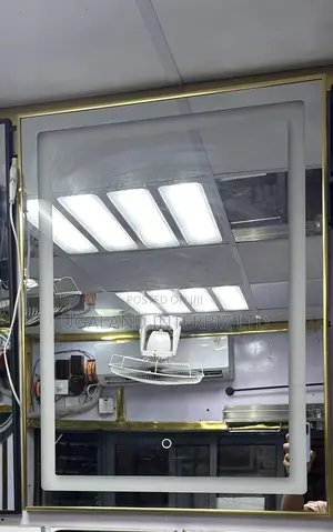 Luxury Gold Mirror With Touch Sensor