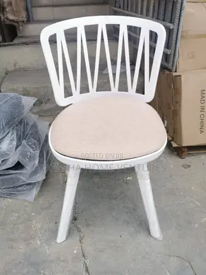 White Windsor-Style Wooden Chair