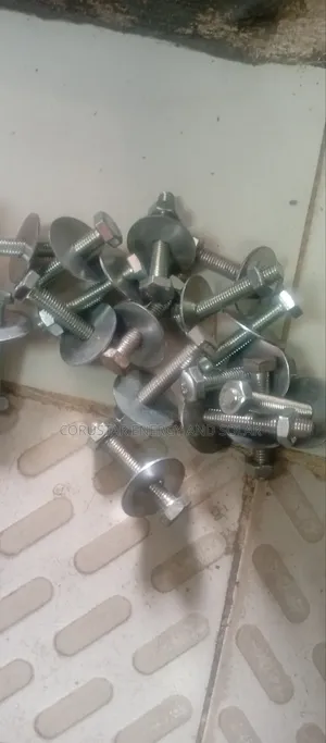 10mm Bolts and Nuts With Flat Thick Washers