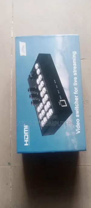 4 Channel Video Switcher for Live Streaming