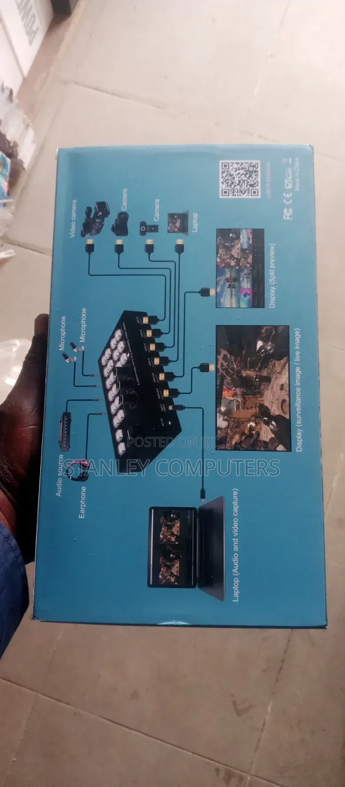 4 Channel Video Switcher for Live Streaming