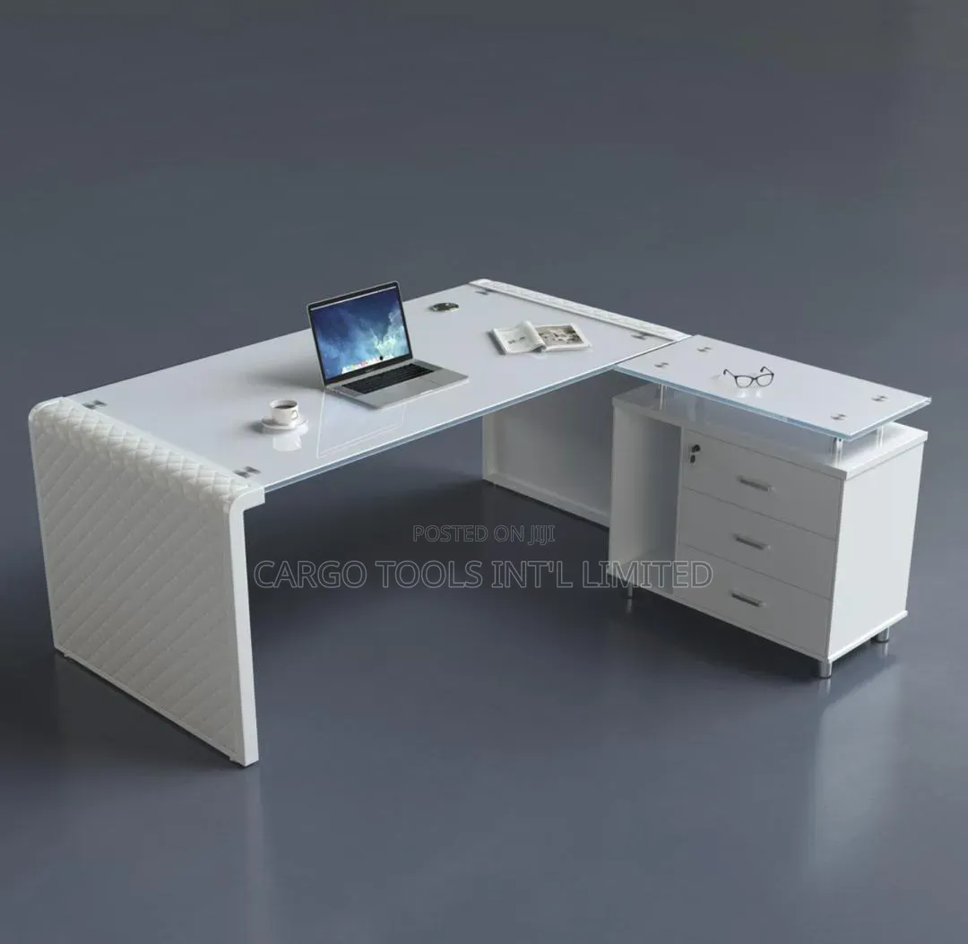Office Executive Table White 1.6mtr