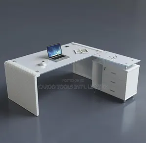Office Executive Table White 1.6mtr