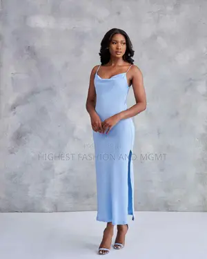 Silk Thin Strap Slip Dress