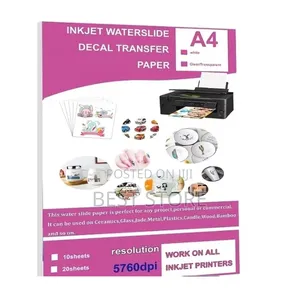 A4 Inkjet Waterslide Decal Transfer Paper