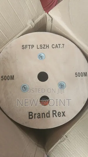 Cat7 SFTP LSZH Network Cable –500m High-Speed Shielded Ethernet Cable
