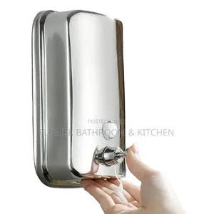 Luxury Stainless Steel Wall-Mounted Soap Dispenser | Elegant Durable