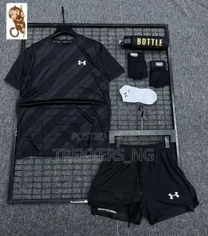 Complete Sets of Compression Shorts With Tops