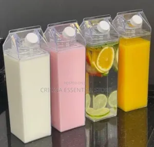 1000ml Transparent Milk Bottle (Strong Plastic)