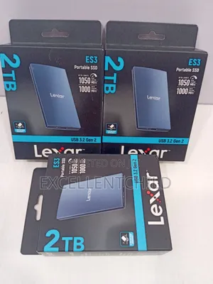 Lexar Usb-C 3.2 Gen2 2tb Portable SSD Es3 With R W 1050 Mb/S.