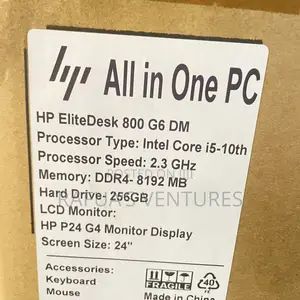 New HP EliteDesk 800 G6 mini PC 8GB Intel Core i5 SSD 256GB