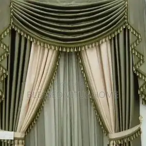 Luxury Olive Green Luxury Curtain