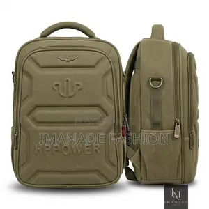 Hp Power Canvas Backpack – Army Green