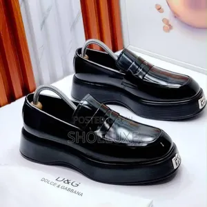 Top Quality Dolce Gabbana Patent Leather Platform Loafers
