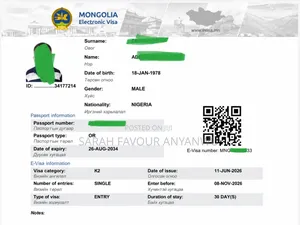 Mongolia Evisa Available With Job Assistance