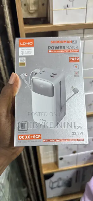 50,000mah Ldnio Powerbank 22.5 Watts