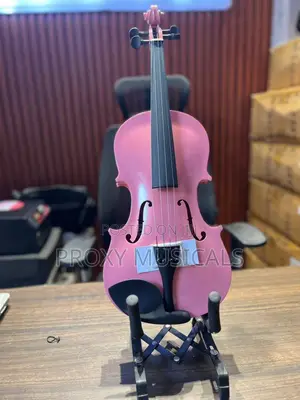 Yamaha Pink Violin With Stand 4/4 Full Size