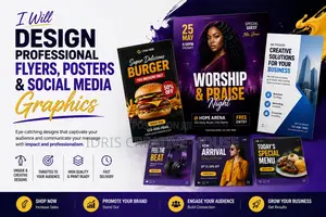I Will Design Professional Flyers Posters Social Media Graphics