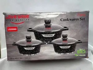 Love Smile High Quality 6 PCS Cookware Set