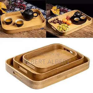 3 In 1 Bamboo Wood Tray