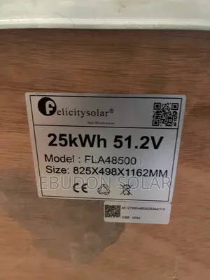 Felicity Solar Lithium Battery 25kwh