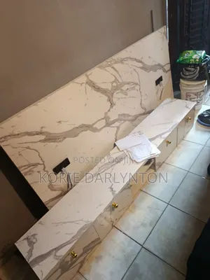White TV Console