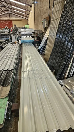 Ivory White Colour of Pure Aluminium Roofing Sheets 0.55
