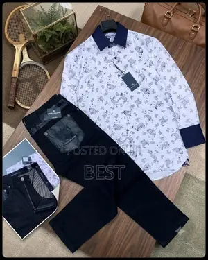 Angelo Galasso Luxury Shirts And Jeans Combo ( Can Be Sold Separately)