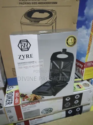 Zyre 4 Face (Slice) Sandwich Maker.