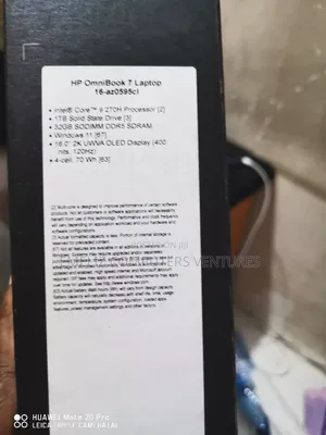 New Laptop HP OmniBook 7 16" 32GB Intel Core i9 SSD 1T