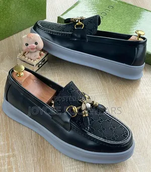 Original Gucci Ash Sol Loafers for Men