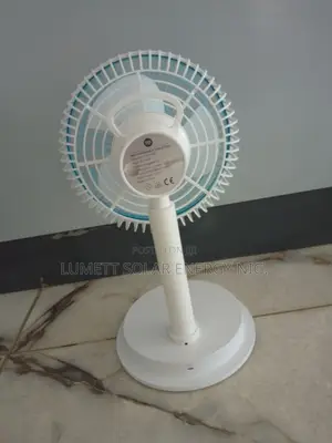 Modern Solar Fan and Led Light for Energy Independence