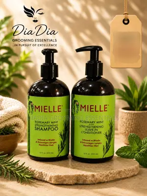 Mielle Rosemary Mint Strengthening Shampoo Leave-in Conditioner