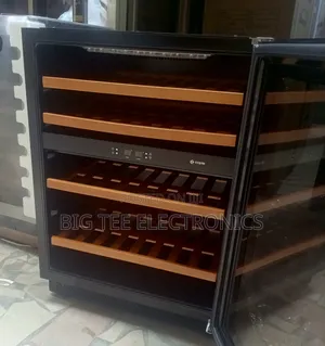 Caple 60cm Wooden Wine Chiller Black Color